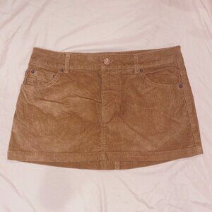Urban Outfitters Skirt Mini Corduroy Brown Size Small